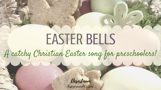 creative lent ideas for families, easter bells, easter song, preschoolers