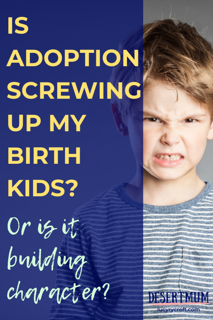 Mixing biological and adopted kids comes with challenges. What are the prospects for blended families? Is adoption after a biological child/children a good idea? One mama shares her experience.
