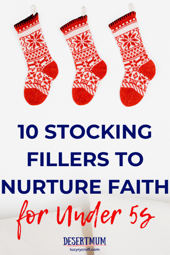 Faith-building stocking stuffers for your under 5s this Christmas! Fill their stocking with items to encourage and challenge them as they grow as Christians.