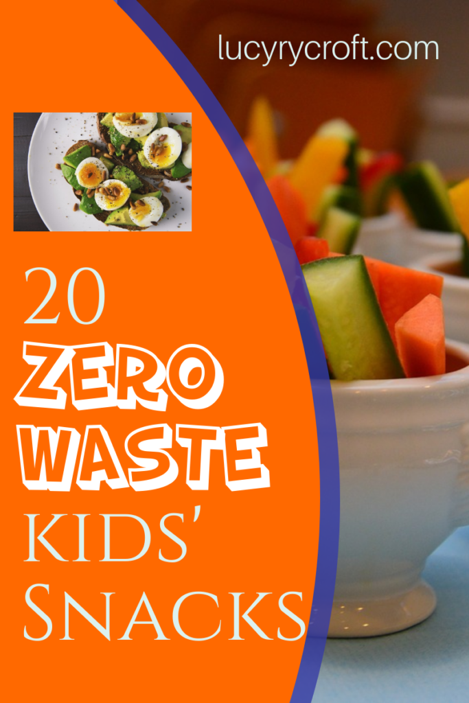 Looking for plastic free snacks for kids? With all the convenient kiddy snacks arriving in plastic, this blog post gives you 20 quick and easy zero waste snack ideas.