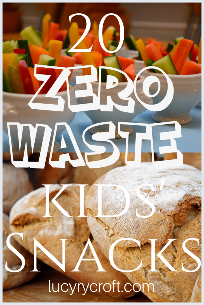 20 plastic free snack ideas for children. Zero waste snacks to go - quick, easy, convenient!